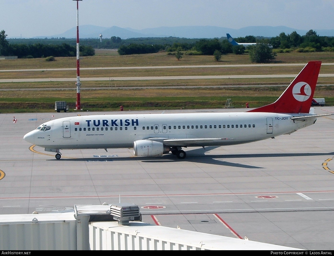 Aircraft Photo of TC-JDY | Boeing 737-4Y0 | THY Türk Hava Yolları - Turkish Airlines | AirHistory.net #501557