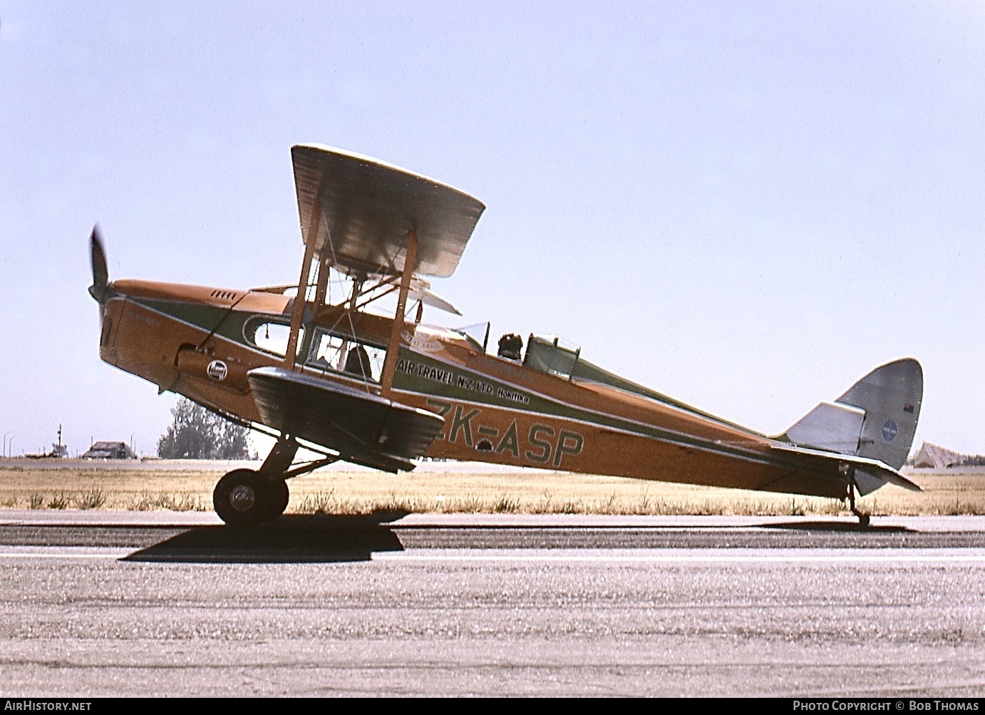 Aircraft Photo of ZK-ASP / N83DH | De Havilland D.H. 83 Fox Moth | Air Travel N.Z. Ltd. Hokitita | AirHistory.net #501576