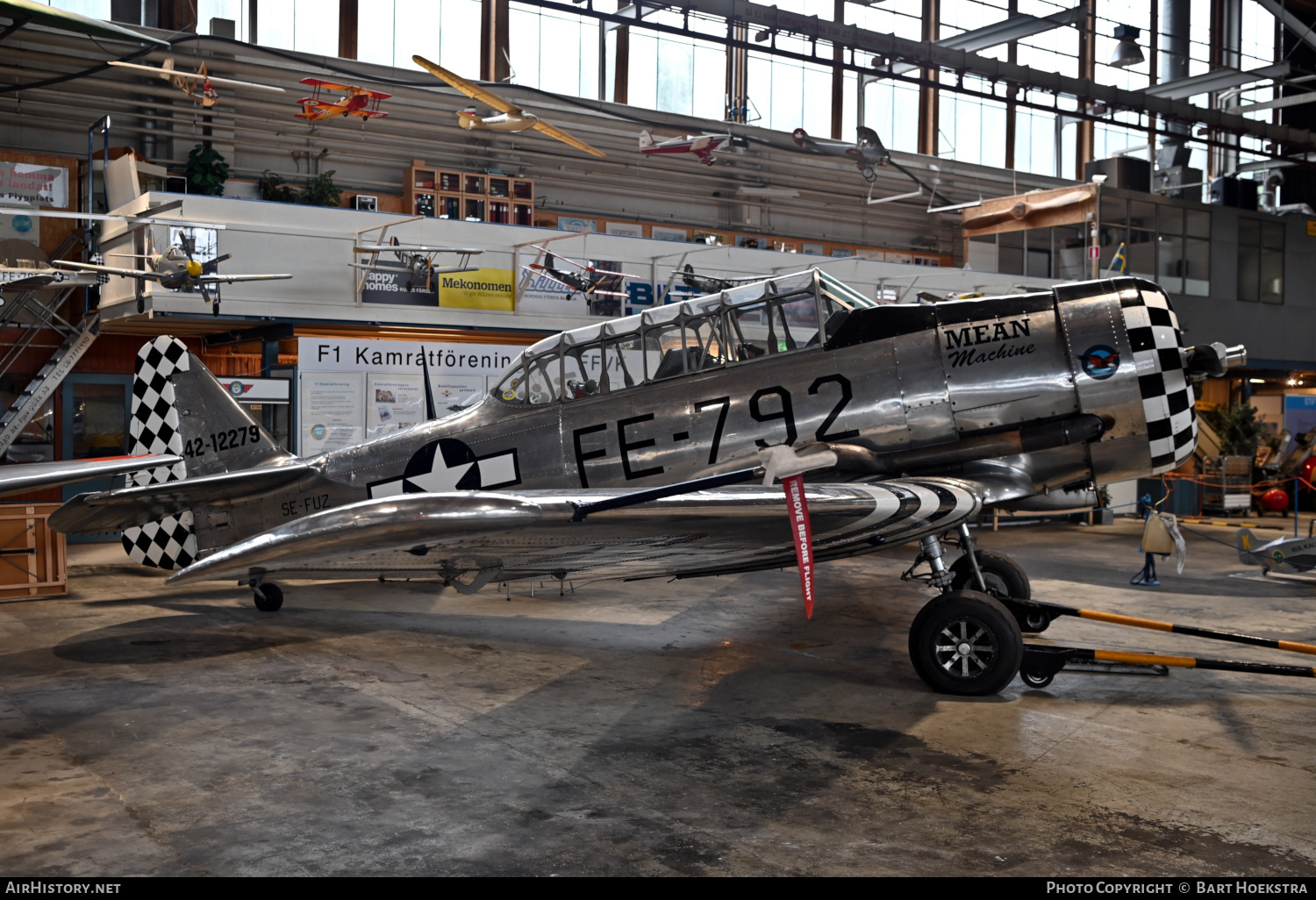 Aircraft Photo of SE-FUZ / 42-12279 | North American AT-16 Harvard IIB | USA - Air Force | AirHistory.net #501620