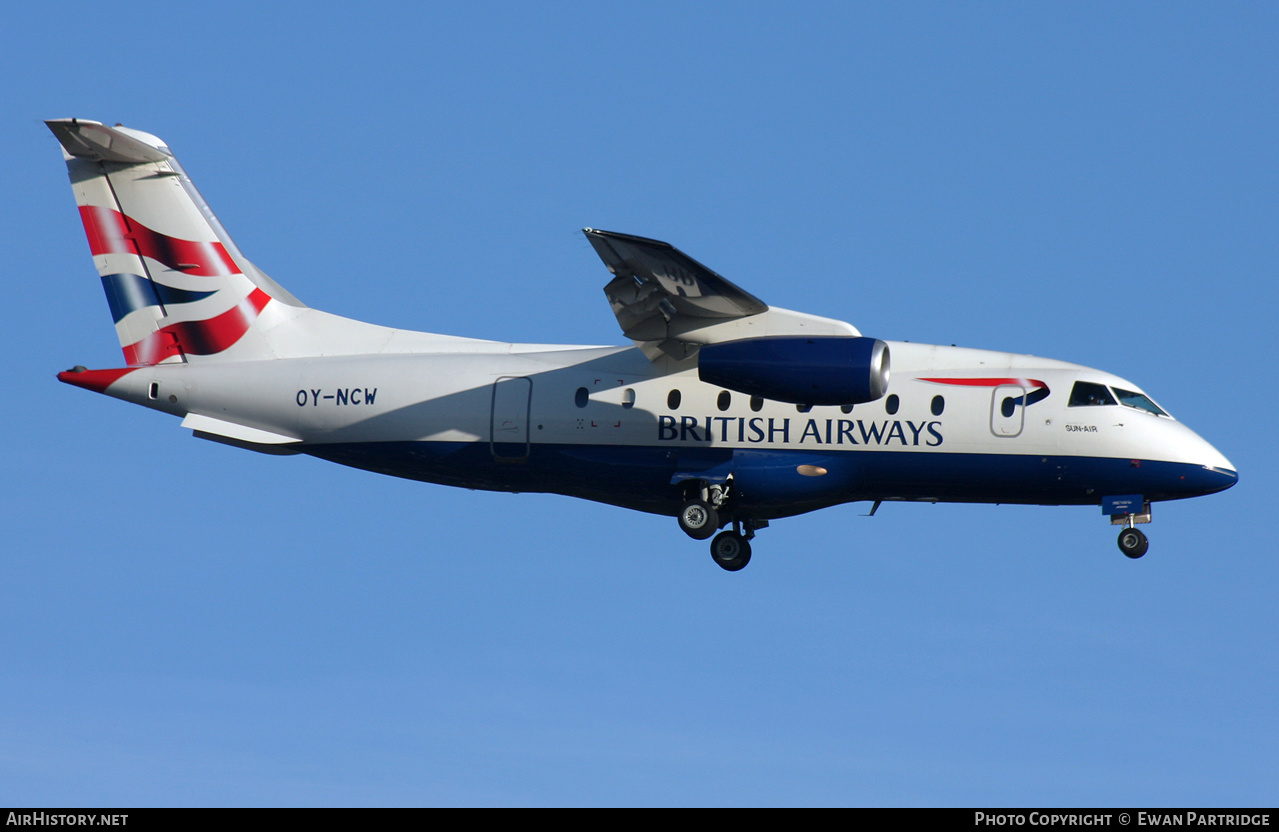 Aircraft Photo of OY-NCW | Fairchild Dornier 328-300 328JET | British Airways | AirHistory.net #501621