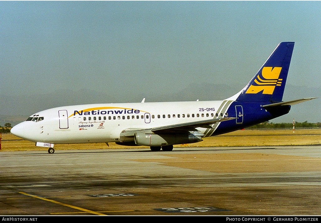 Aircraft Photo of ZS-OMG | Boeing 737-230/Adv | Nationwide Airlines | AirHistory.net #501644