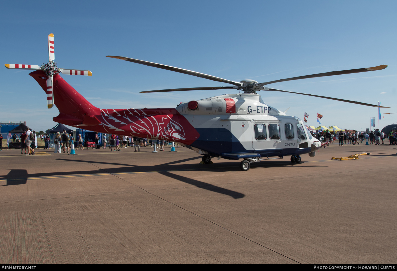 Aircraft Photo of G-ETPP | Leonardo AW-139 | QinetiQ | AirHistory.net #501707