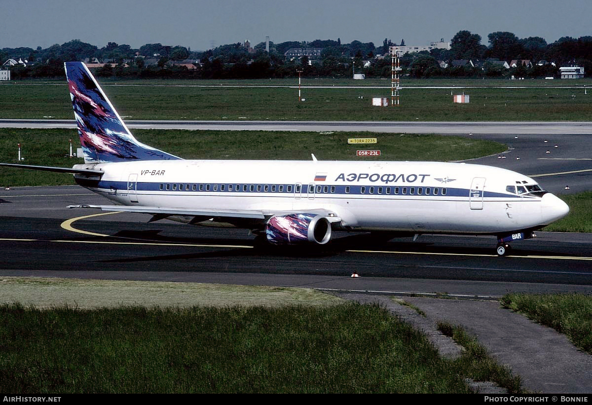 Aircraft Photo of VP-BAR | Boeing 737-4M0 | Aeroflot | AirHistory.net #501713