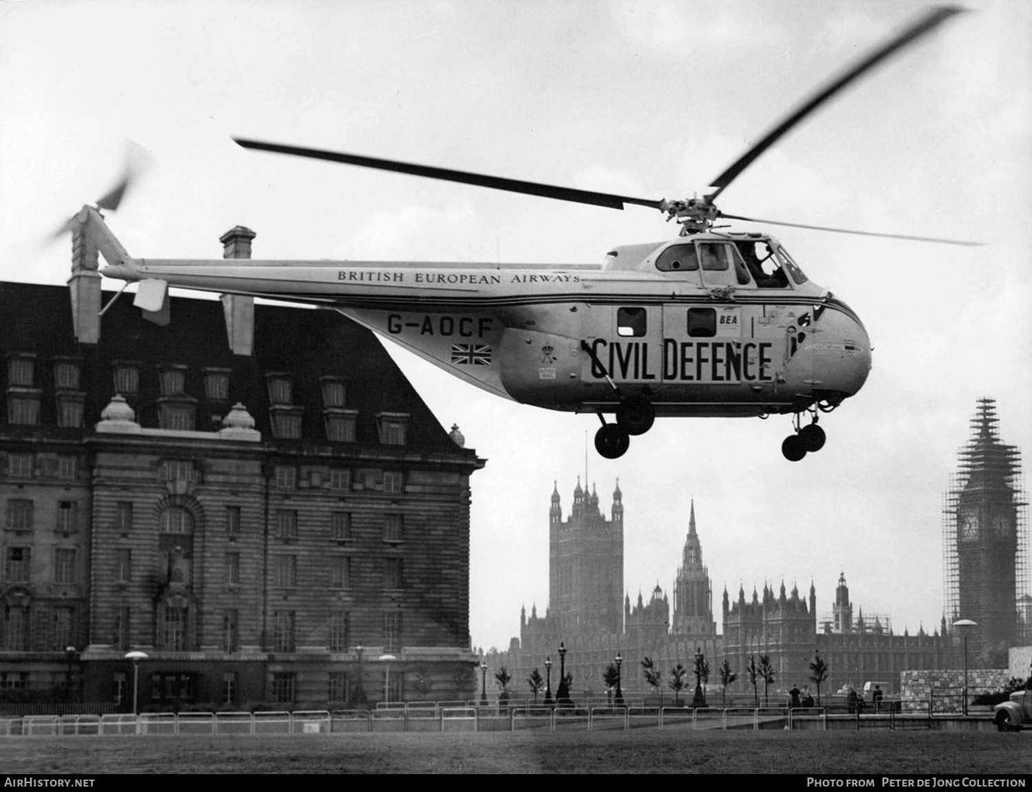 Aircraft Photo of G-AOCF | Westland WS-55 Whirlwind 1 | Civil Defence Corps | AirHistory.net #501731