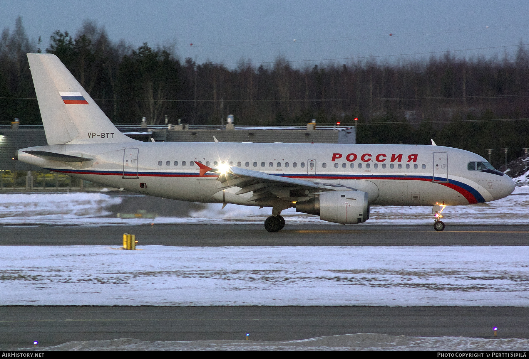 Aircraft Photo of VP-BTT | Airbus A319-114 | Rossiya - Russian Airlines | AirHistory.net #501732