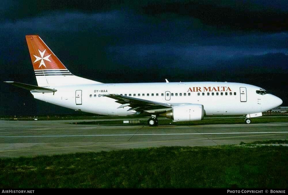 Aircraft Photo of OY-MAA | Boeing 737-5L9 | Air Malta | AirHistory.net #501740