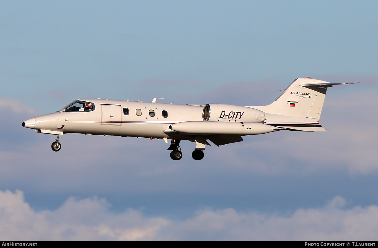 Aircraft Photo of D-CITY | Gates Learjet 35A | Air Alliance | AirHistory.net #501743