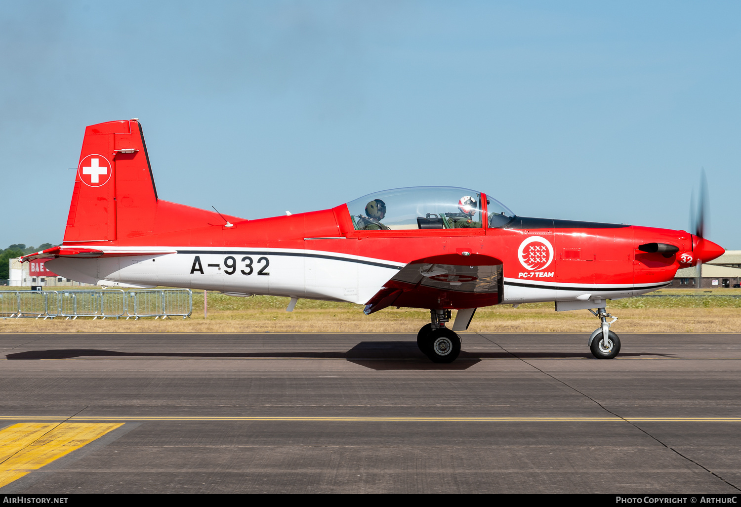 Aircraft Photo of A-932 | Pilatus NCPC-7 | Switzerland - Air Force | AirHistory.net #501772