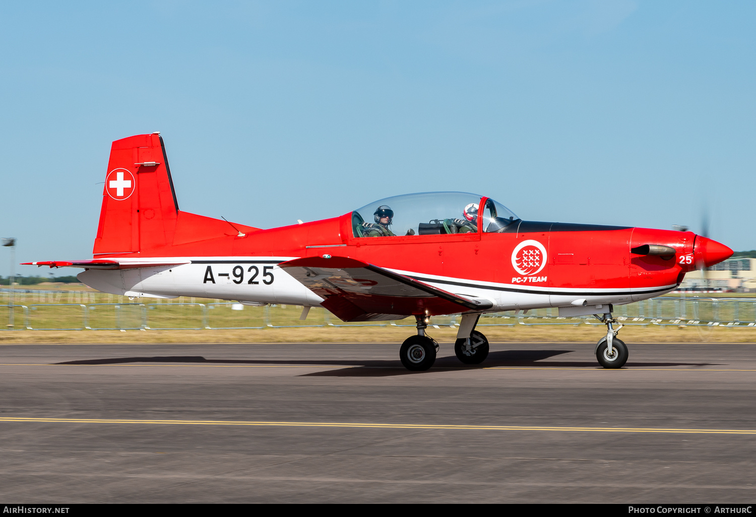 Aircraft Photo of A-925 | Pilatus NCPC-7 | Switzerland - Air Force | AirHistory.net #501779