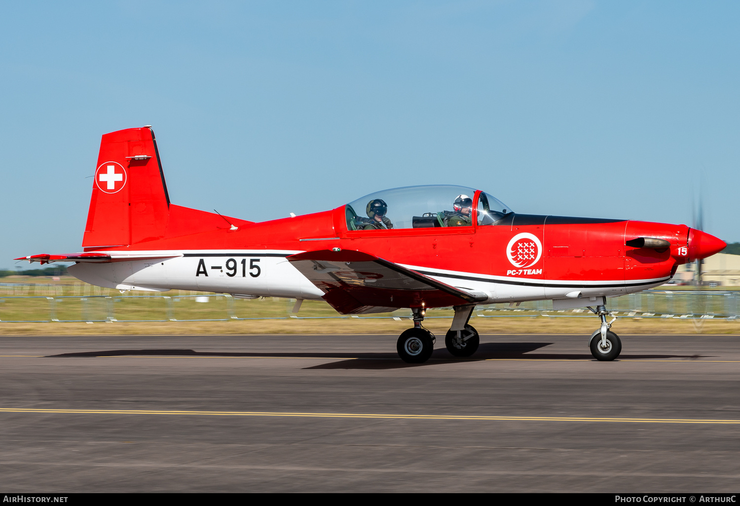 Aircraft Photo of A-915 | Pilatus NCPC-7 | Switzerland - Air Force | AirHistory.net #501780