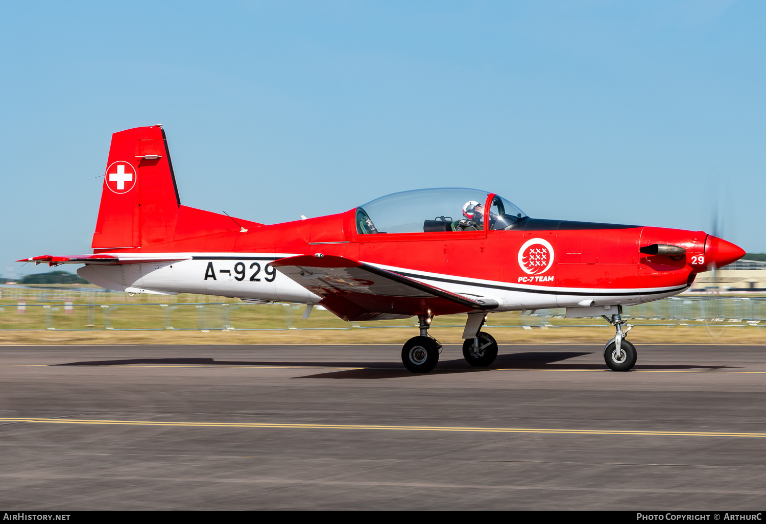 Aircraft Photo of A-929 | Pilatus NCPC-7 | Switzerland - Air Force | AirHistory.net #501781