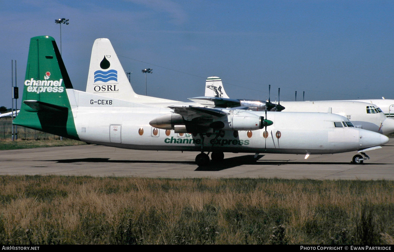 Aircraft Photo of G-CEXB | Fokker F27-500C/RF Friendship | Channel Express | AirHistory.net #501800