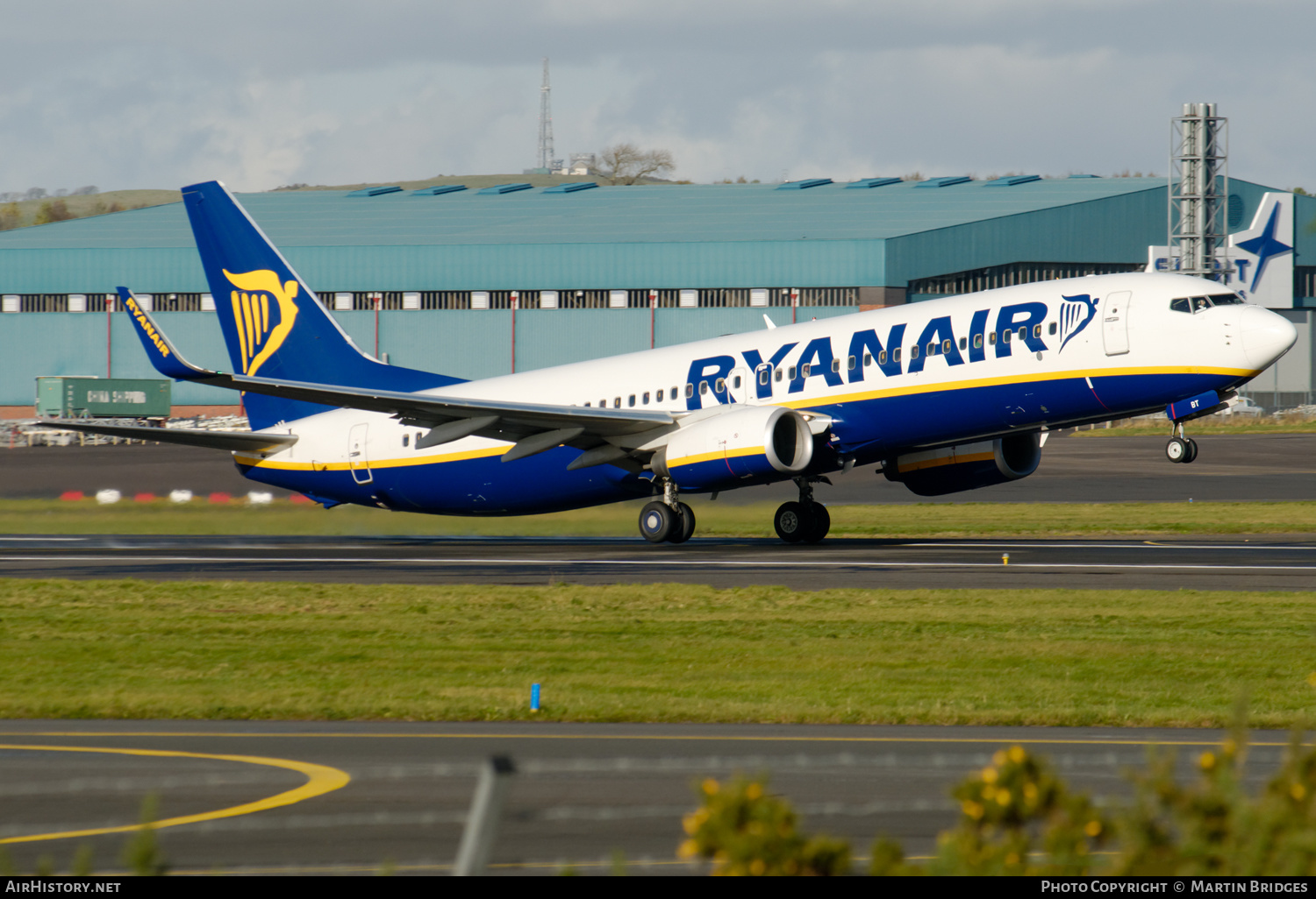 Aircraft Photo of EI-EBT | Boeing 737-8AS | Ryanair | AirHistory.net #501813