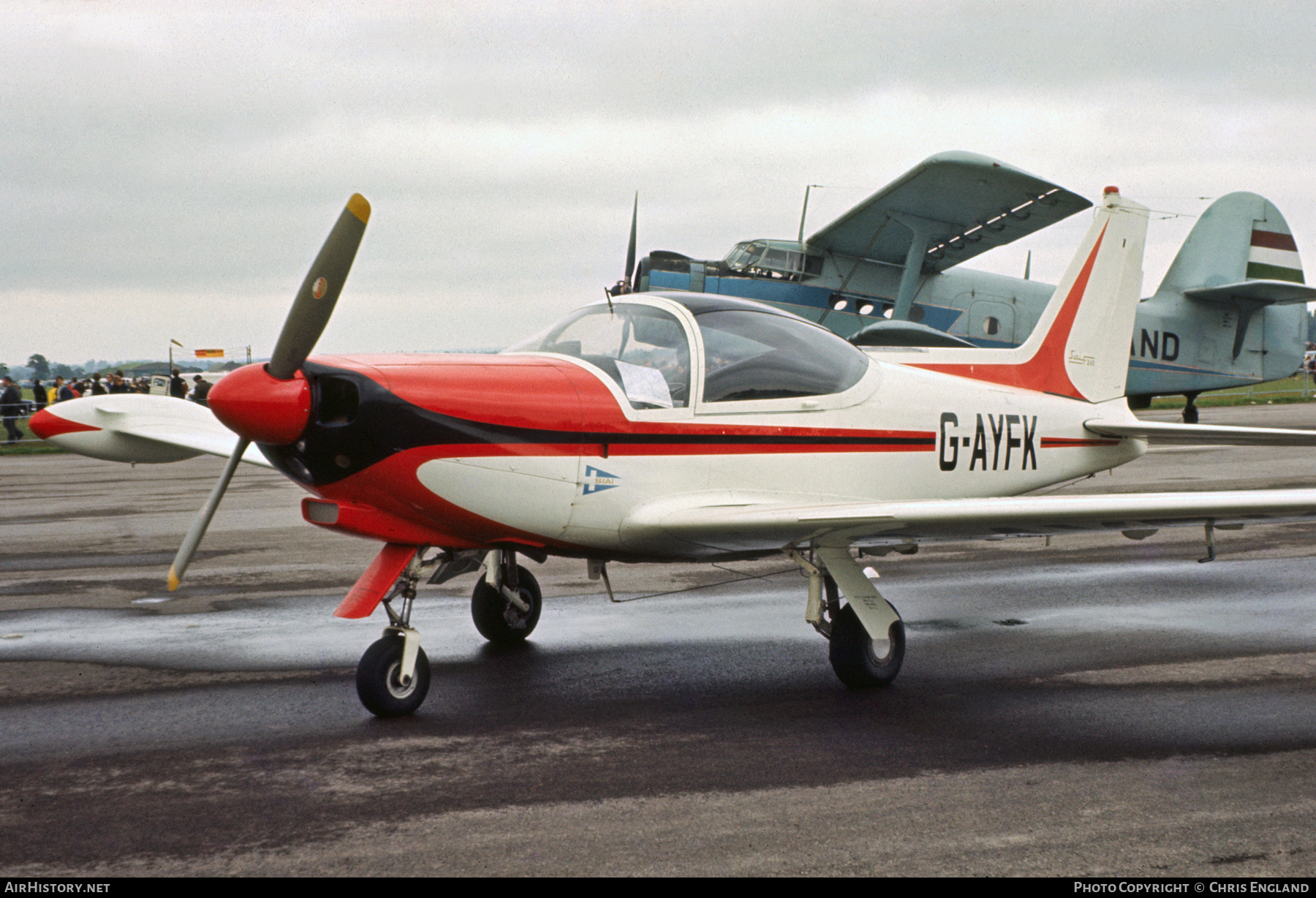 Aircraft Photo of G-AYFK | SIAI-Marchetti SF-260B | AirHistory.net #501839