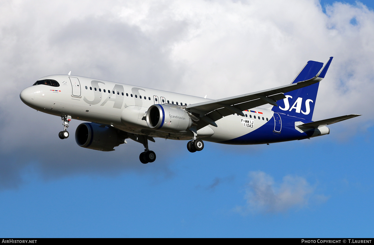 Aircraft Photo of F-WWIJ | Airbus A320-251N | Scandinavian Airlines - SAS | AirHistory.net #501845