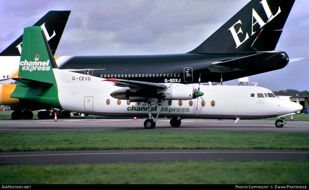 Aircraft Photo of G-CEXG | Fokker F27-500F Friendship | Channel Express | AirHistory.net #501854