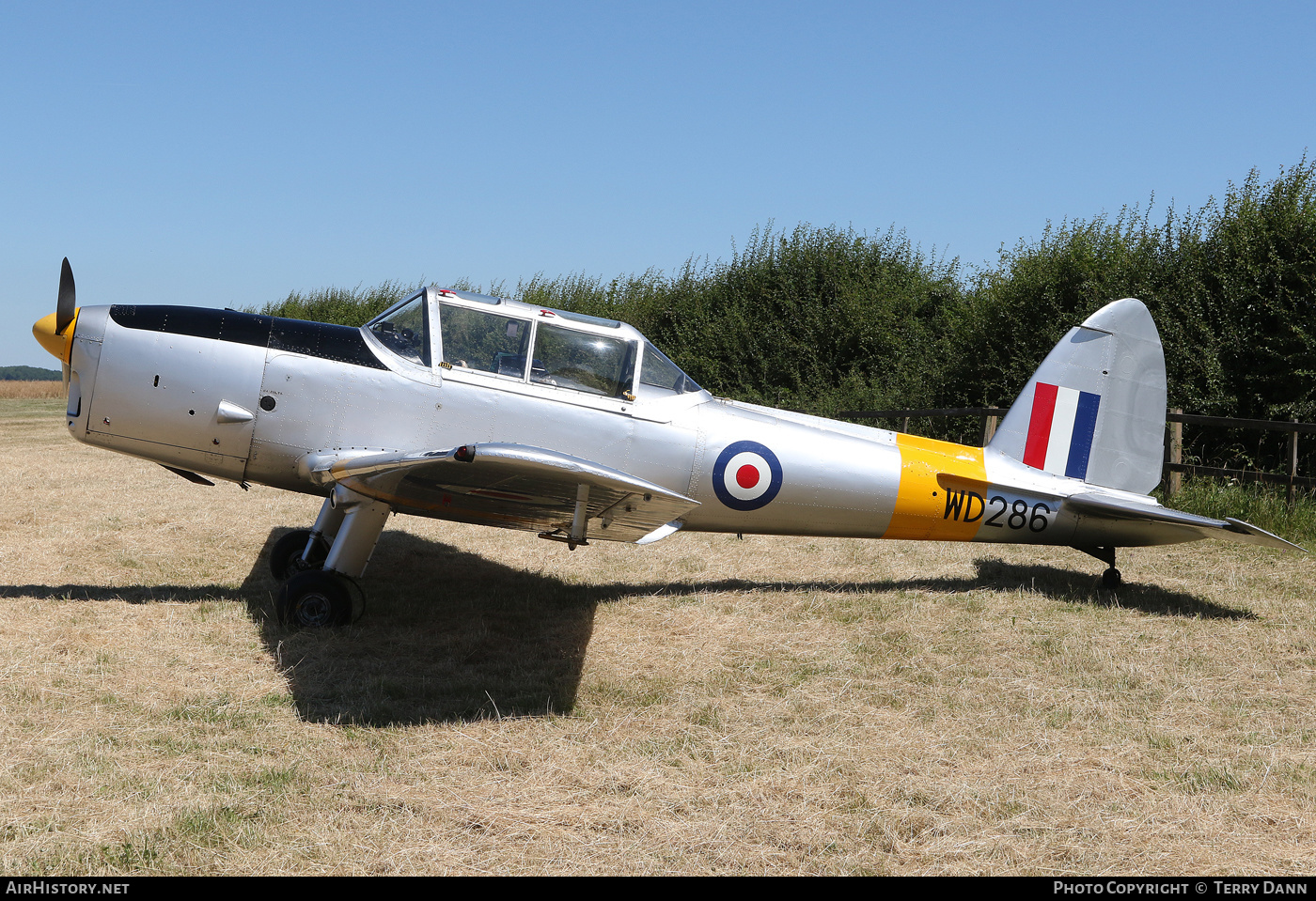 Aircraft Photo of G-BBND / WD286 | De Havilland Canada DHC-1 Chipmunk Mk22 | UK - Air Force | AirHistory.net #501885