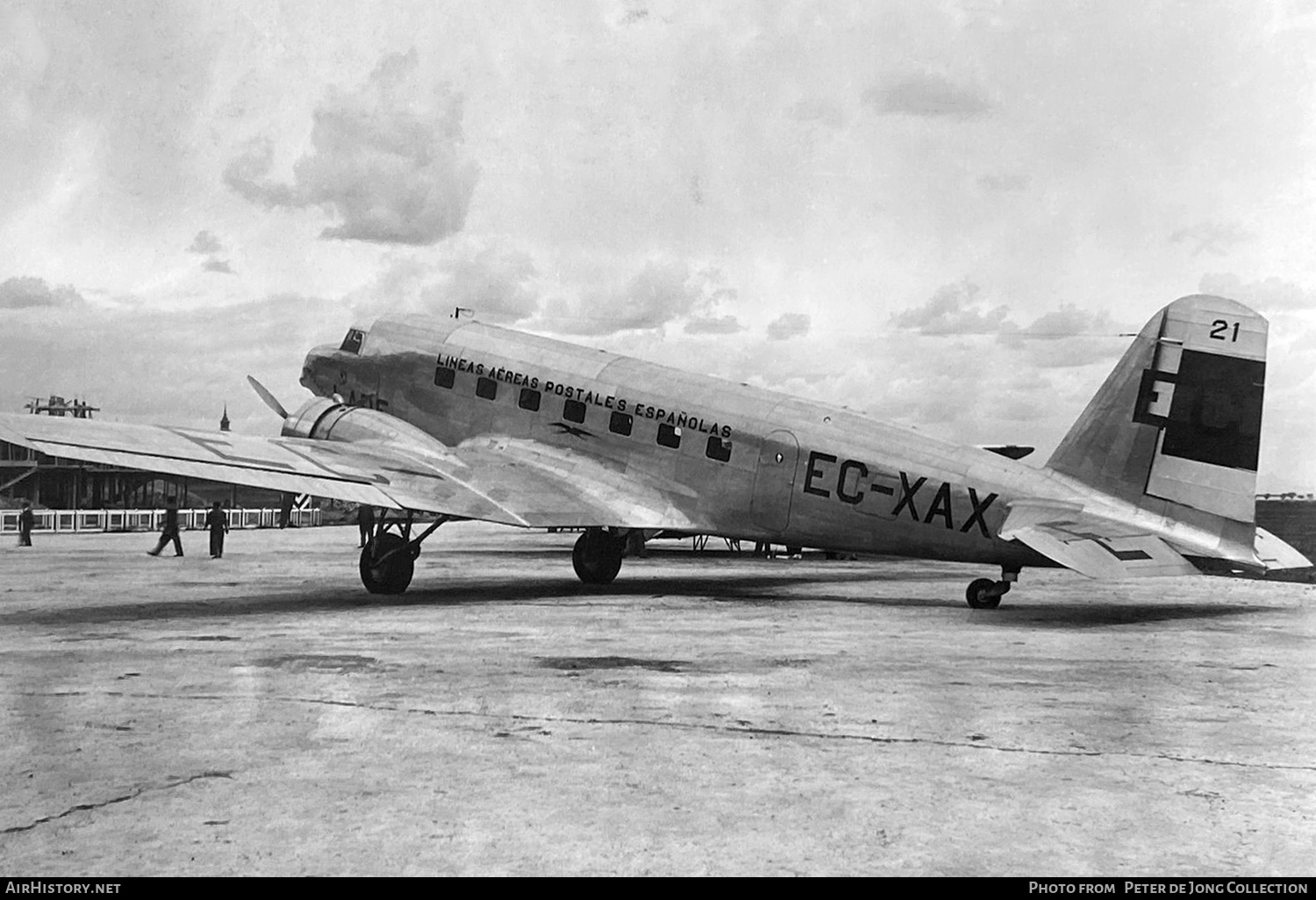 Aircraft Photo of EC-XAX | Douglas DC-2-115D | LAPE - Líneas Aéreas Postales Españolas | AirHistory.net #501901