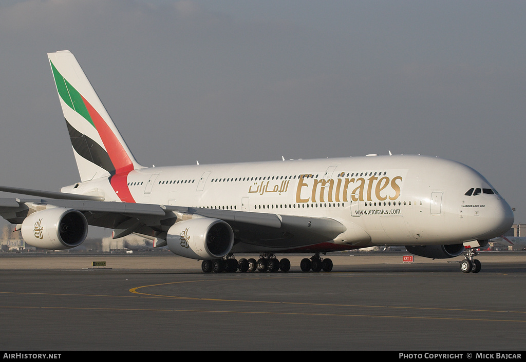 Aircraft Photo of F-WWDD | Airbus A380-841 | Emirates | AirHistory.net #501951