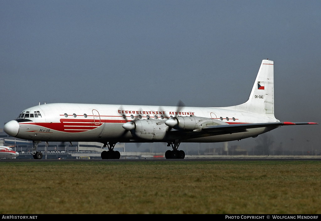 Aircraft Photo of OK-OAC | Ilyushin Il-18V | ČSA - Československé Aerolinie - Czechoslovak Airlines | AirHistory.net #501986