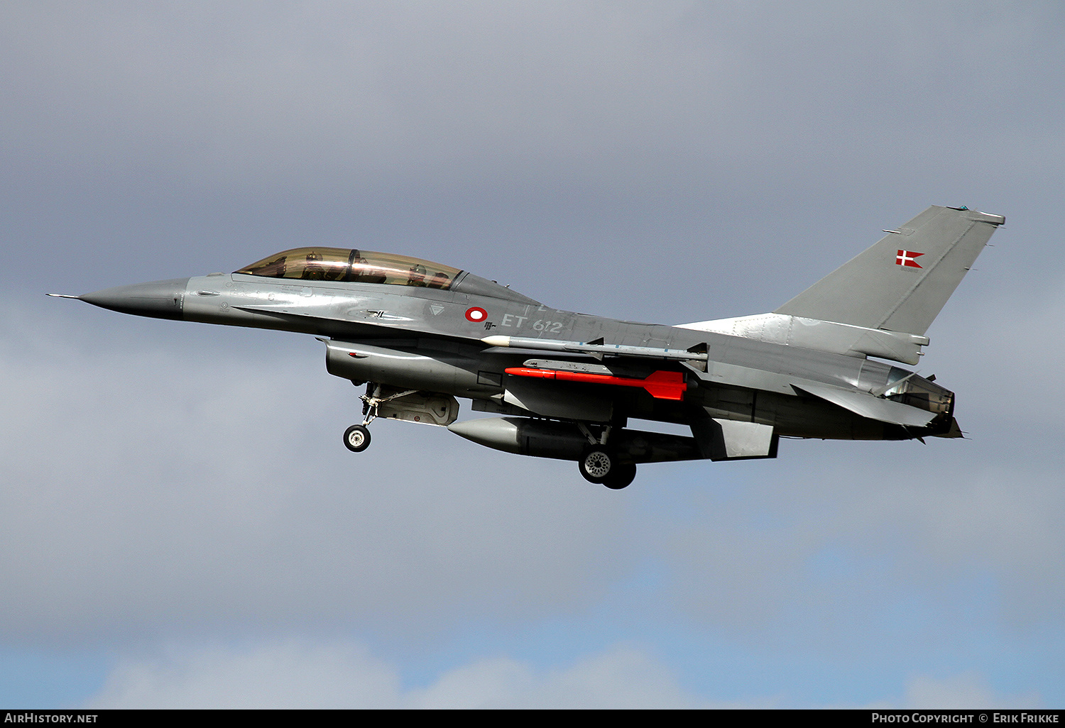 Aircraft Photo of ET-612 | General Dynamics F-16BM Fighting Falcon | Denmark - Air Force | AirHistory.net #502006
