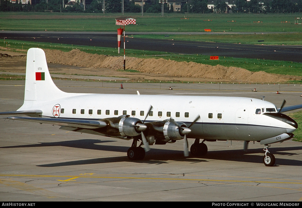 Aircraft Photo of 6701 | Douglas DC-6A/B | Portugal - Air Force | AirHistory.net #502008