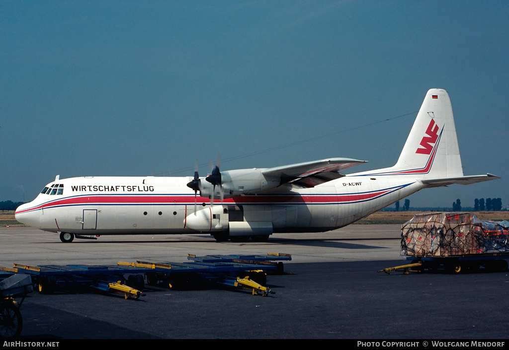 Aircraft Photo of D-ACWF | Lockheed L-100-30 Hercules (382G) | WF - Wirtschaftsflug | AirHistory.net #502011