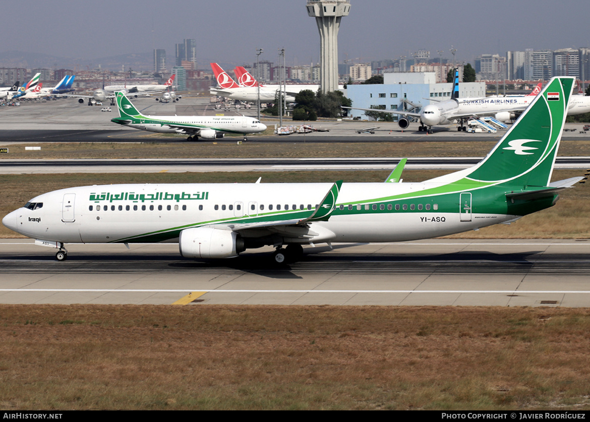 Aircraft Photo of YI-ASQ | Boeing 737-81Z | Iraqi Airways | AirHistory.net #502014