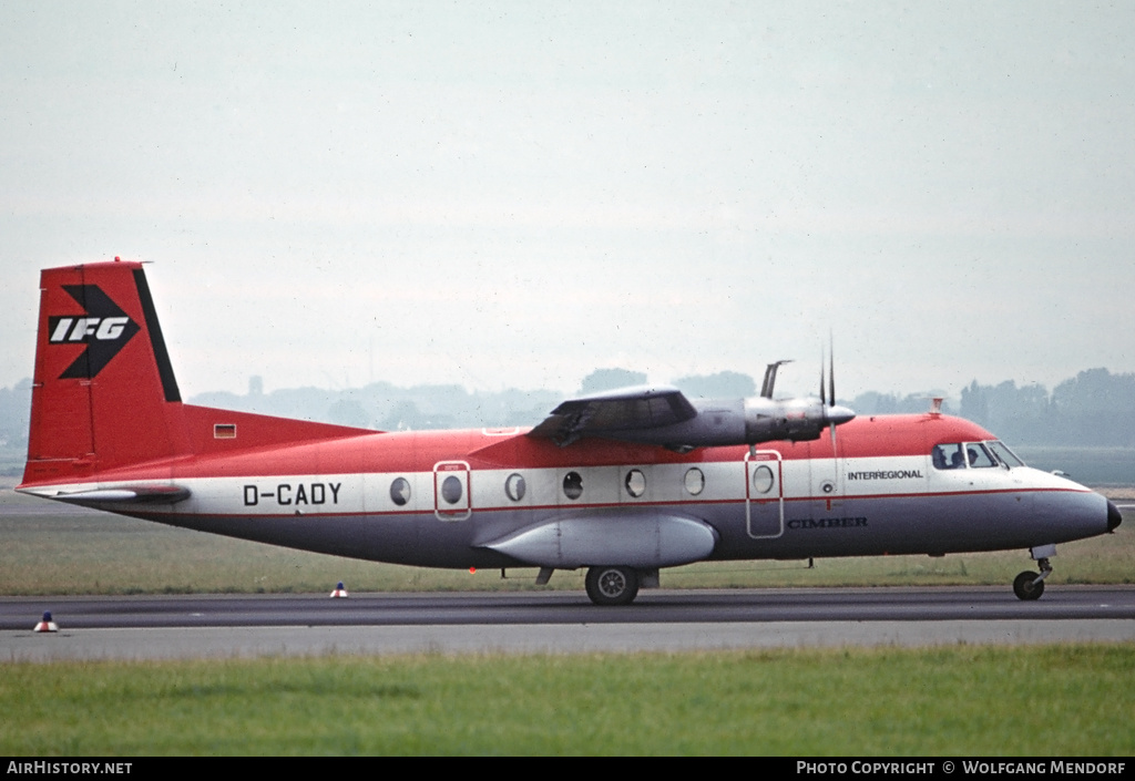 Aircraft Photo of D-CADY | Aerospatiale N-262A | IFG - Interregional Fluggesellschaft | AirHistory.net #502018