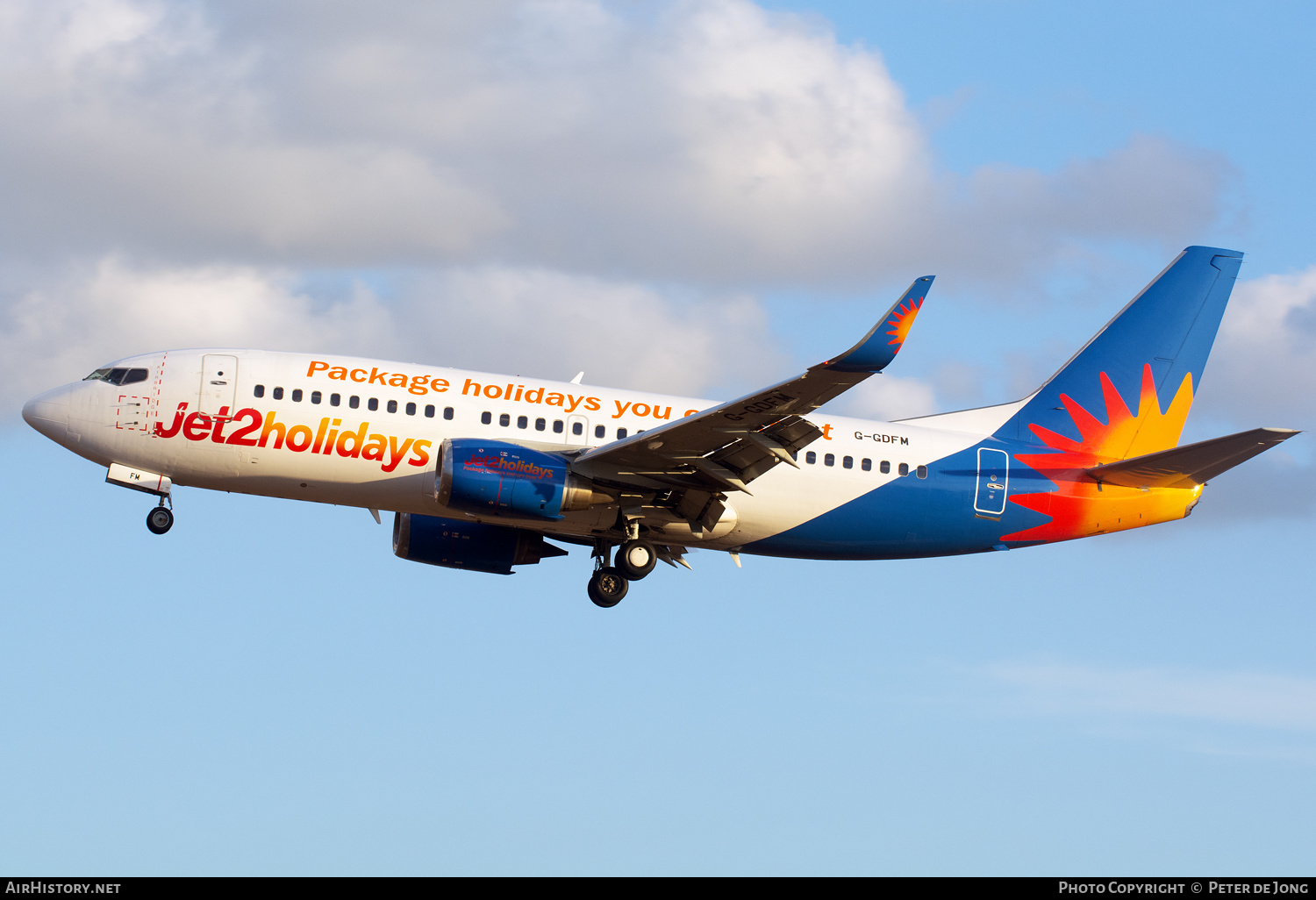 Aircraft Photo of G-GDFM | Boeing 737-36N | Jet2 Holidays | AirHistory.net #502036