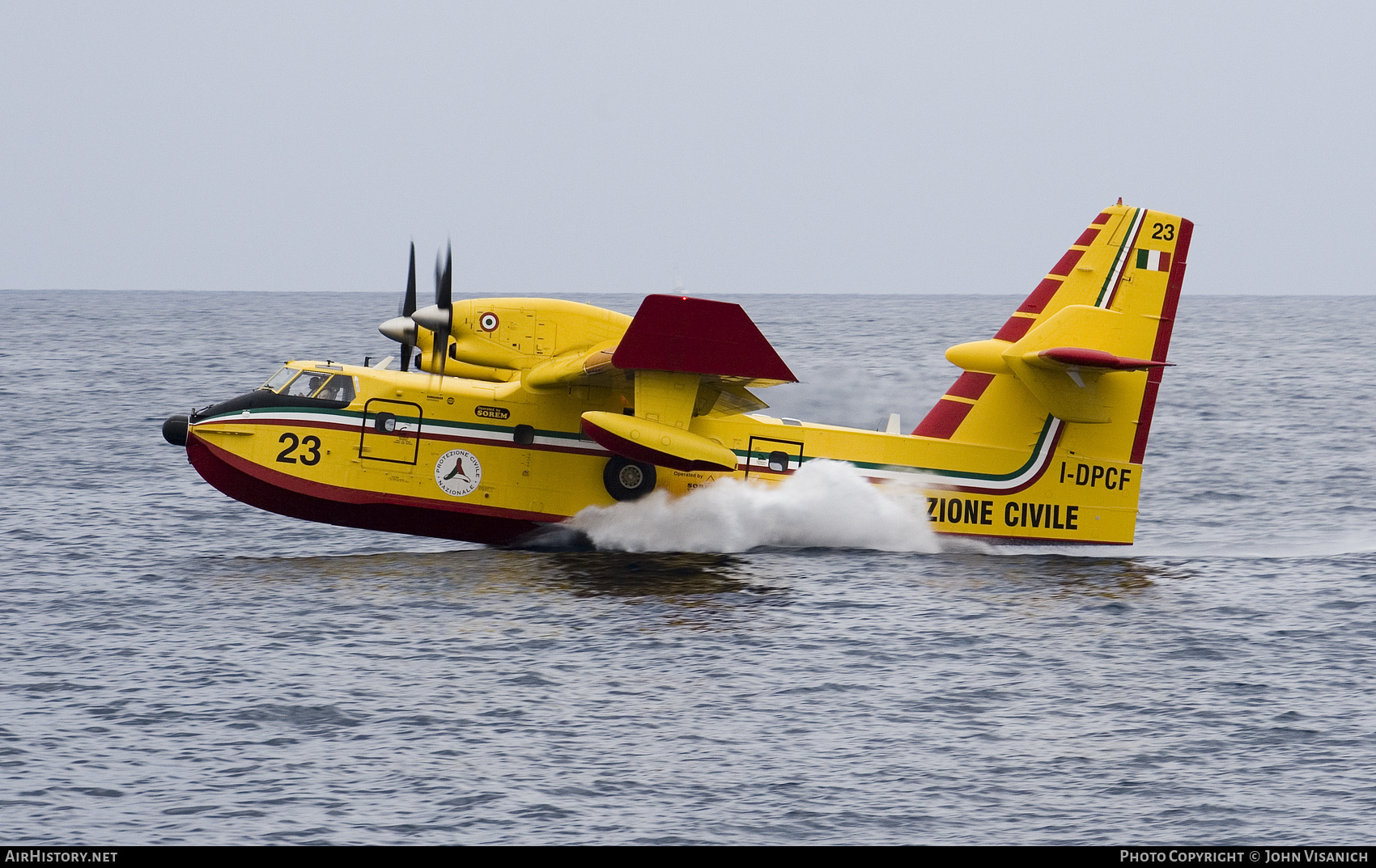 Aircraft Photo of I-DPCF | Bombardier CL-415 (CL-215-6B11) | Protezione Civile | AirHistory.net #502048