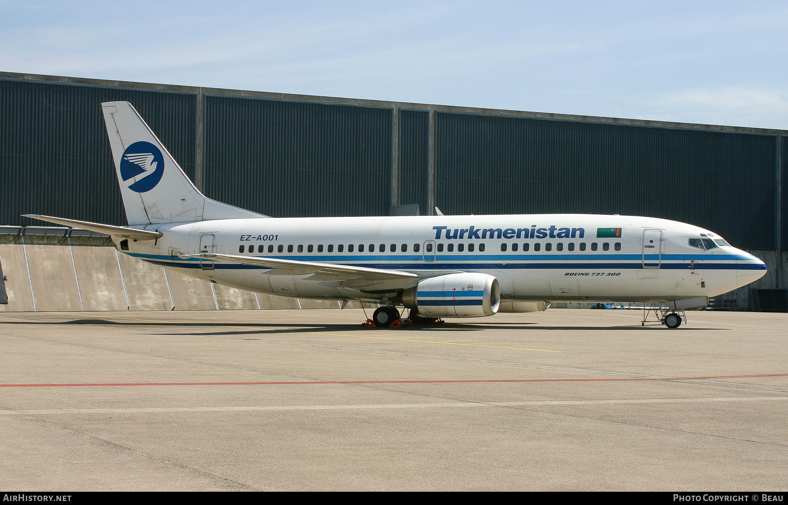 Aircraft Photo of EZ-A001 | Boeing 737-341 | Turkmenistan Airlines | AirHistory.net #502074