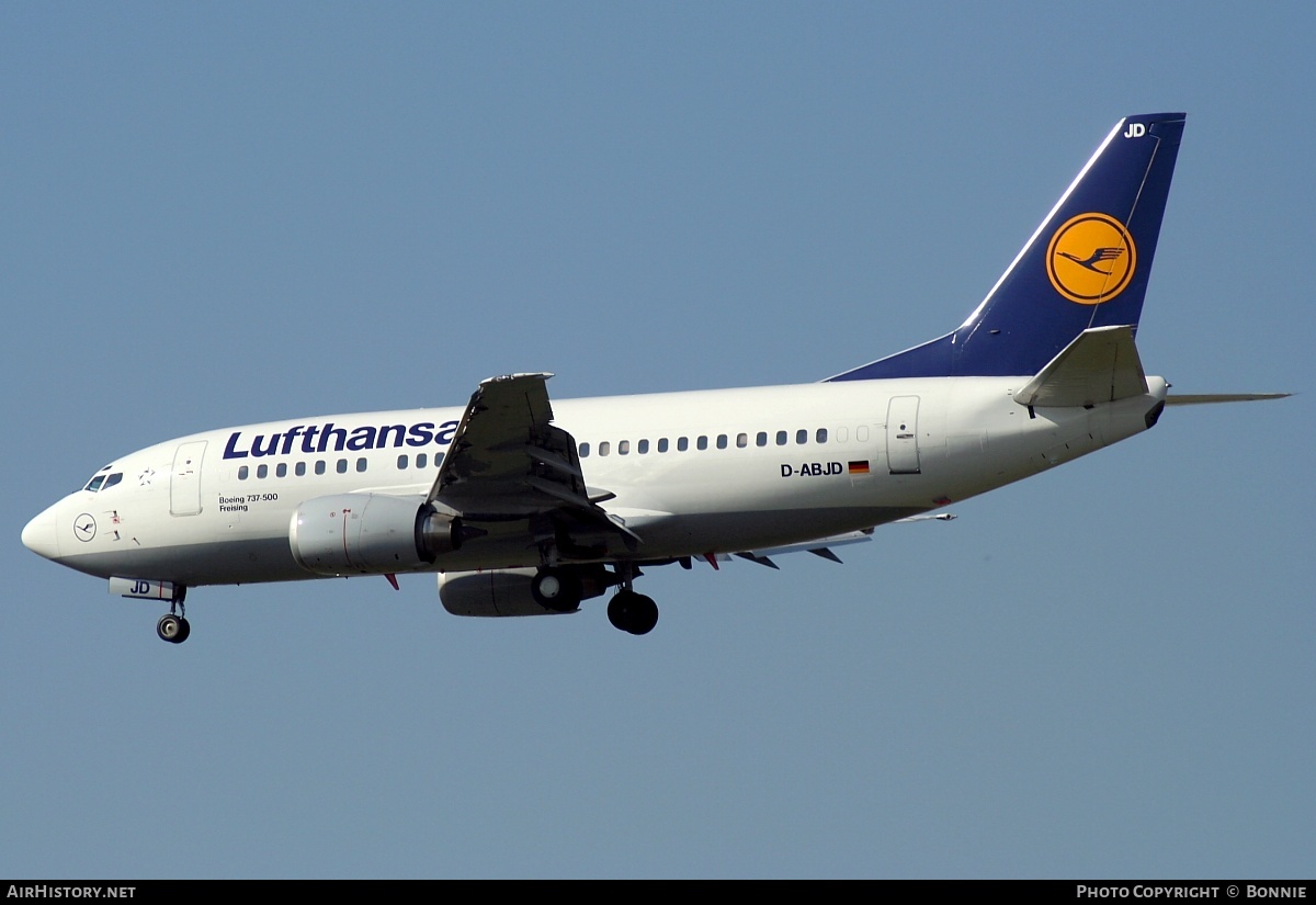 Aircraft Photo of D-ABJD | Boeing 737-530 | Lufthansa | AirHistory.net #502075