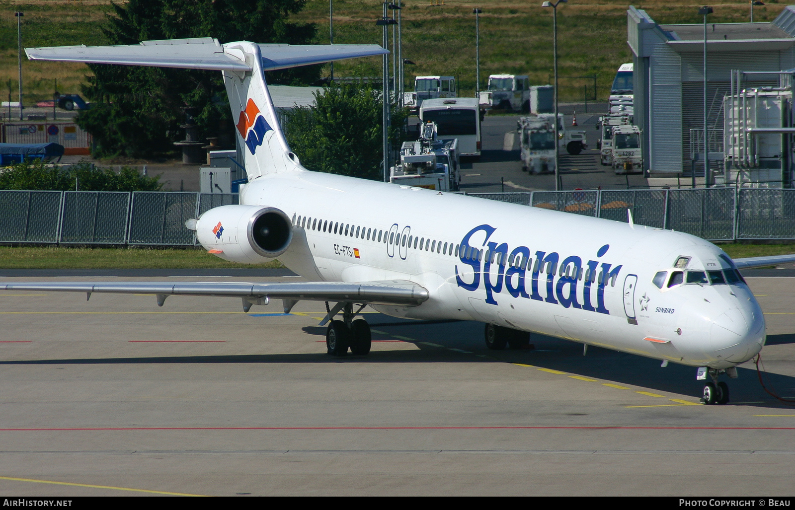 Aircraft Photo of EC-FTS | McDonnell Douglas MD-83 (DC-9-83) | Spanair | AirHistory.net #502076