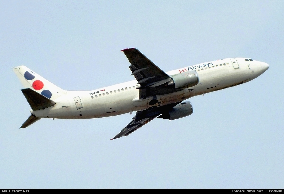 Aircraft Photo of YU-ANK | Boeing 737-3H9 | Jat Airways | AirHistory.net #502089