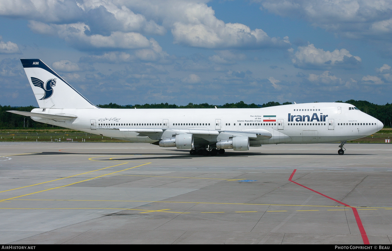 Aircraft Photo of EP-IAM | Boeing 747-186B | Iran Air | AirHistory.net #502090