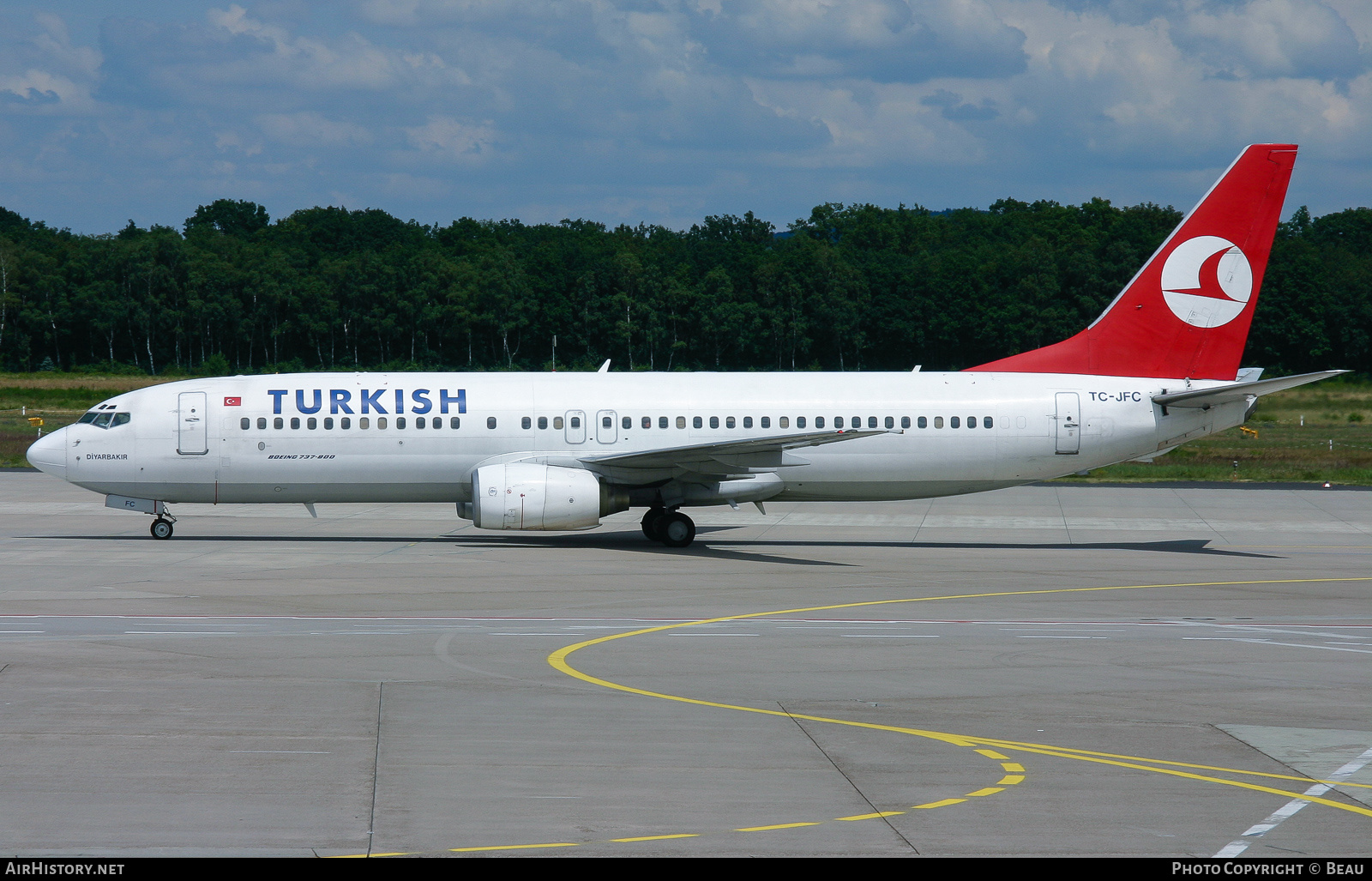 Aircraft Photo of TC-JFC | Boeing 737-8F2 | Turkish Airlines | AirHistory.net #502104