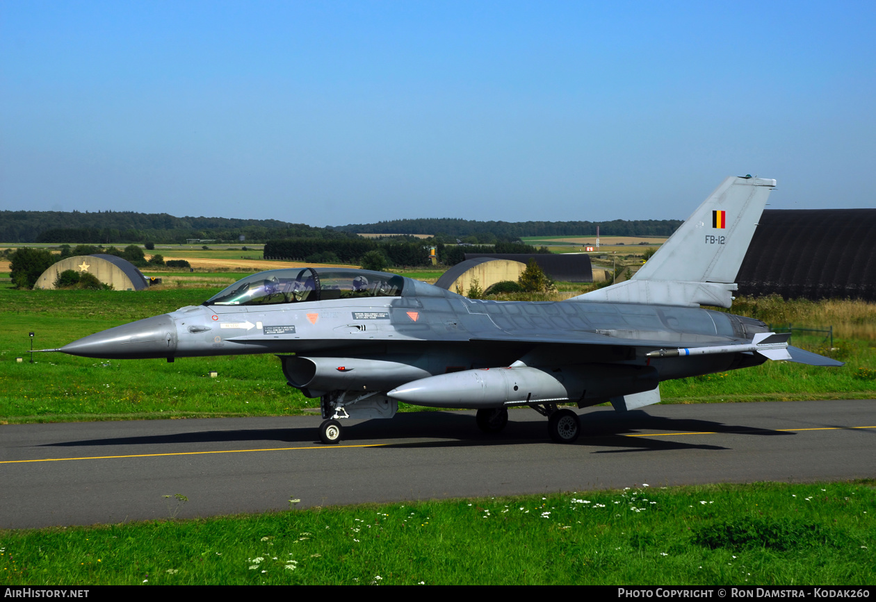Aircraft Photo of FB-12 | General Dynamics F-16BM Fighting Falcon | Belgium - Air Force | AirHistory.net #502133