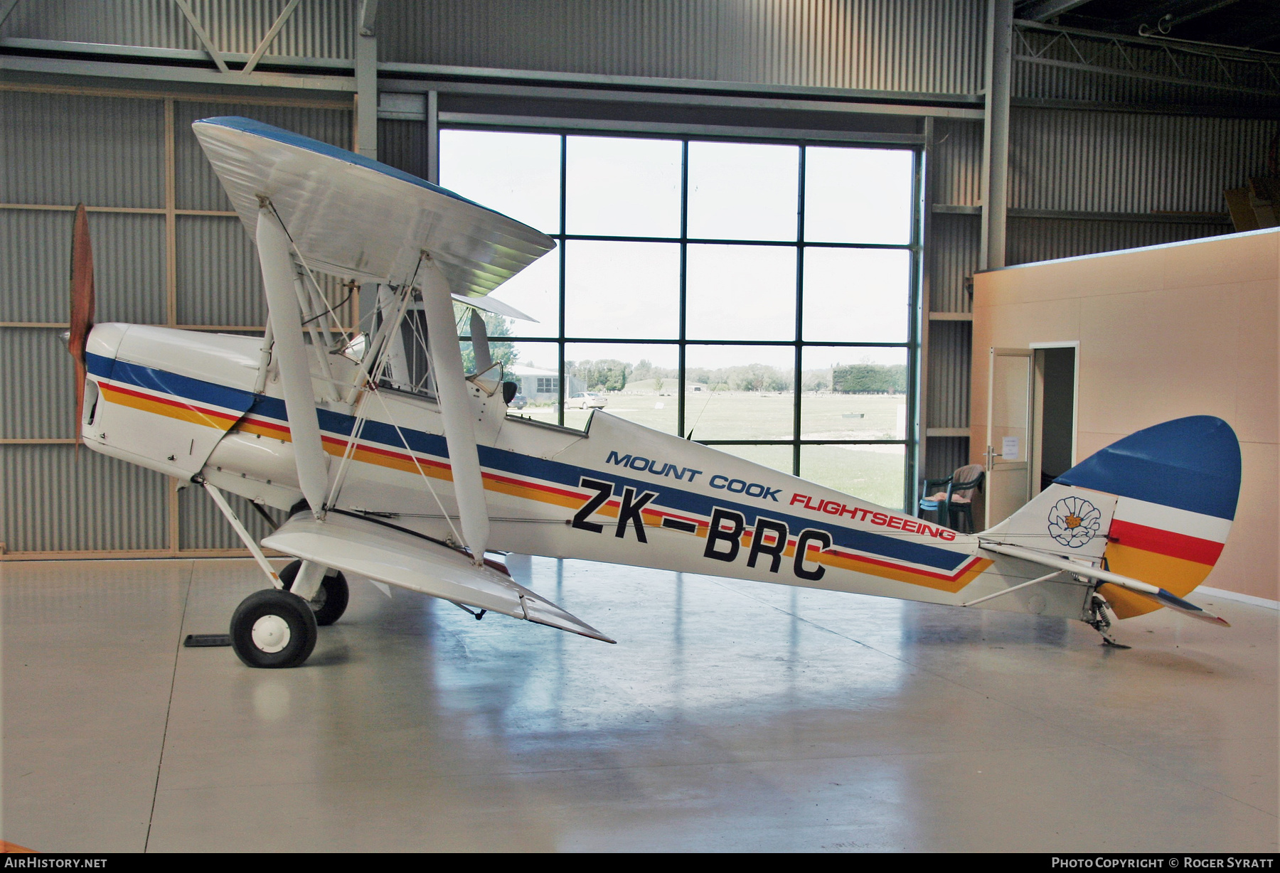 Aircraft Photo of ZK-BRC | De Havilland D.H. 82A Tiger Moth | Mount Cook Flightseeing | AirHistory.net #502143