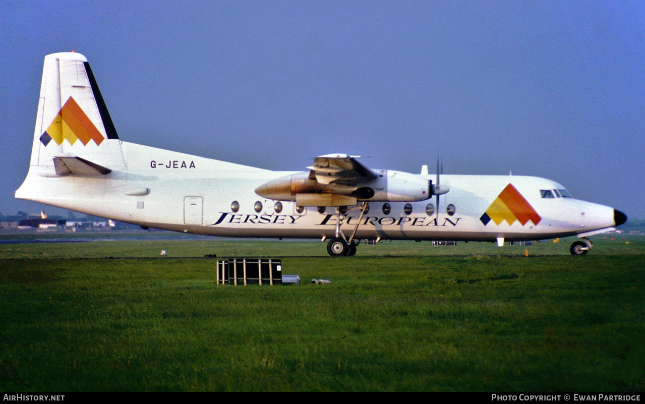 Aircraft Photo of G-JEAA | Fokker F27-500 Friendship | Jersey European Airways | AirHistory.net #502146