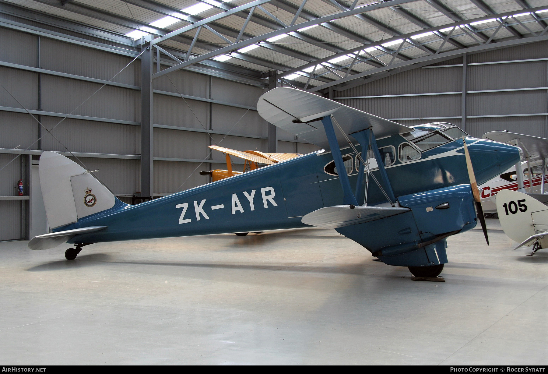 Aircraft Photo of ZK-AYR | De Havilland D.H. 90A Dragonfly | AirHistory.net #502147