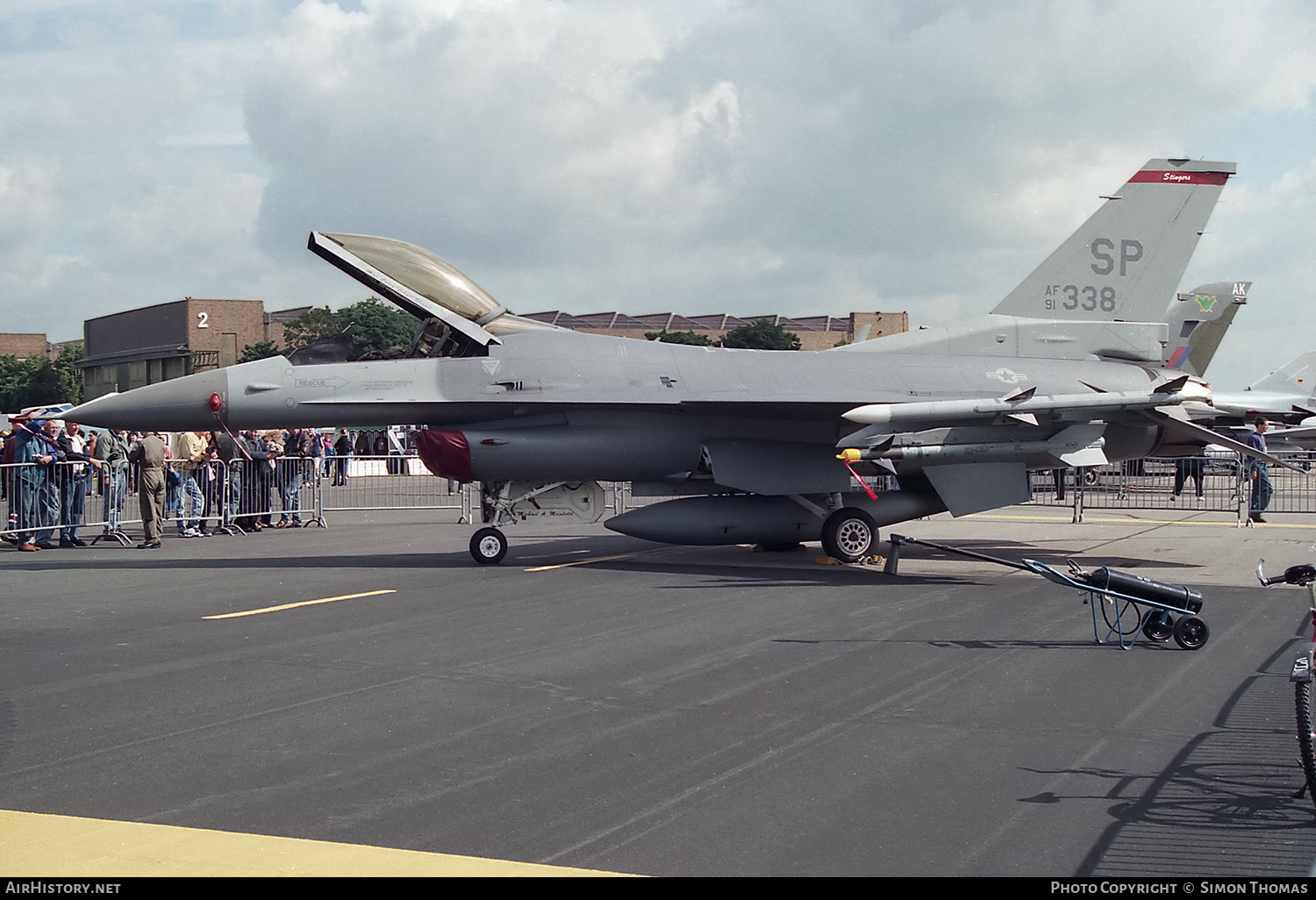 Aircraft Photo of 91-0338 / AF91-338 | Lockheed F-16CJ Fighting Falcon | USA - Air Force | AirHistory.net #502173