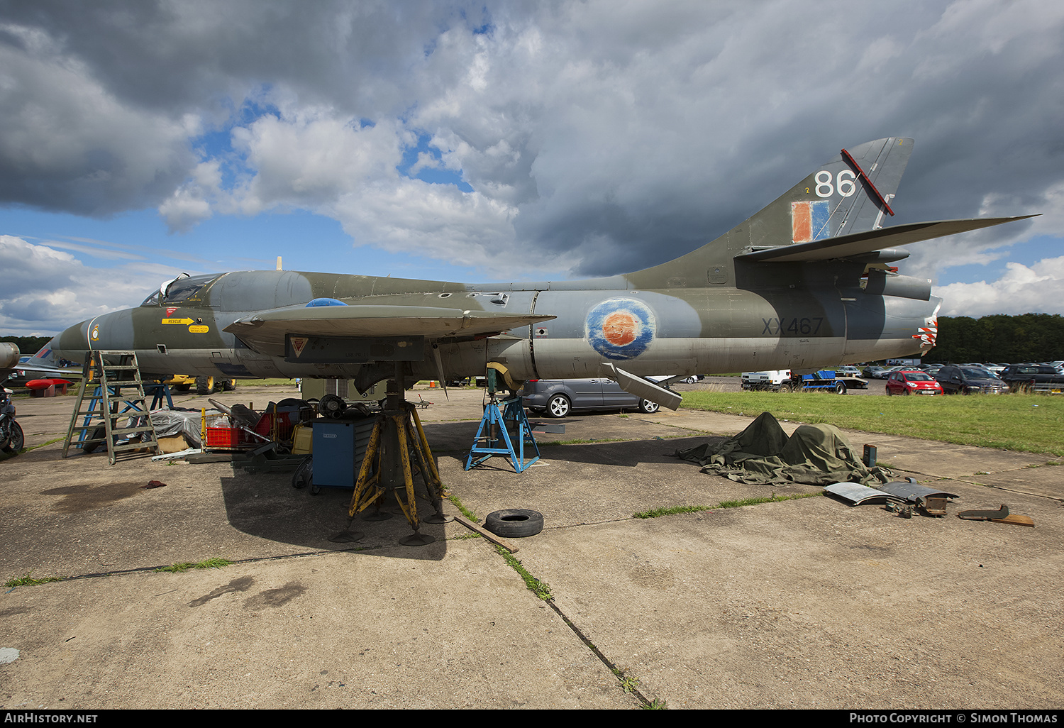 Aircraft Photo of XX467 | Hawker Hunter T7 | UK - Air Force | AirHistory.net #502174
