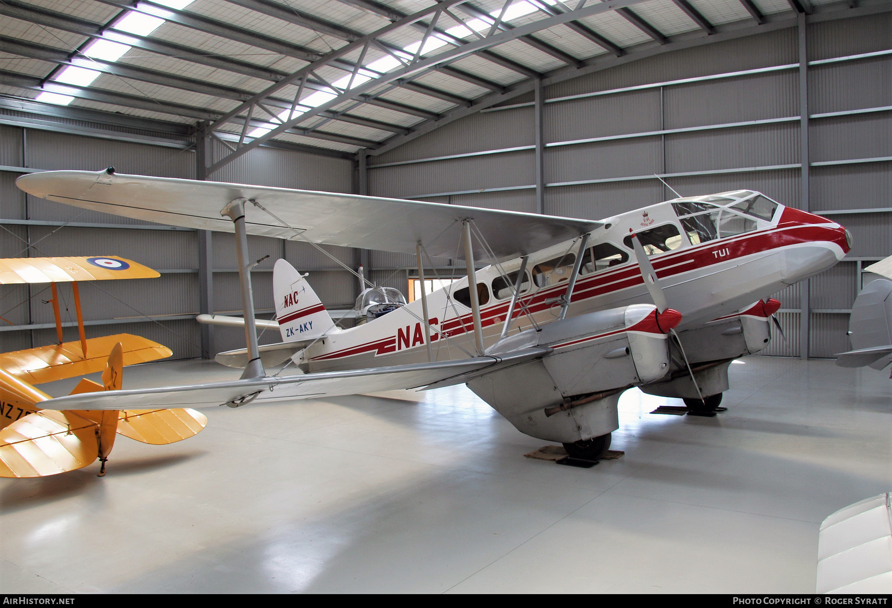 Aircraft Photo of ZK-AKY | De Havilland D.H. 89A Dragon Rapide | New Zealand National Airways Corporation - NAC | AirHistory.net #502184