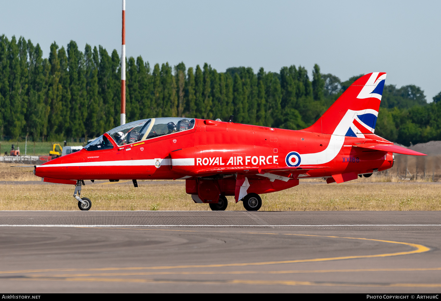Aircraft Photo of XX188 | British Aerospace Hawk T1A | UK - Air Force | AirHistory.net #502206