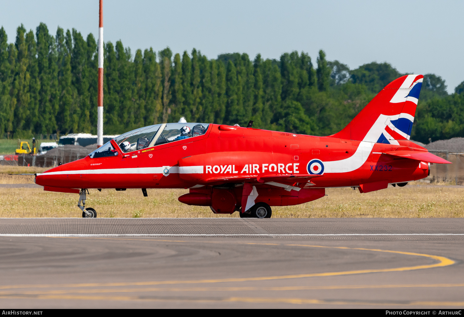 Aircraft Photo of XX232 | British Aerospace Hawk T.1 | UK - Air Force | AirHistory.net #502223