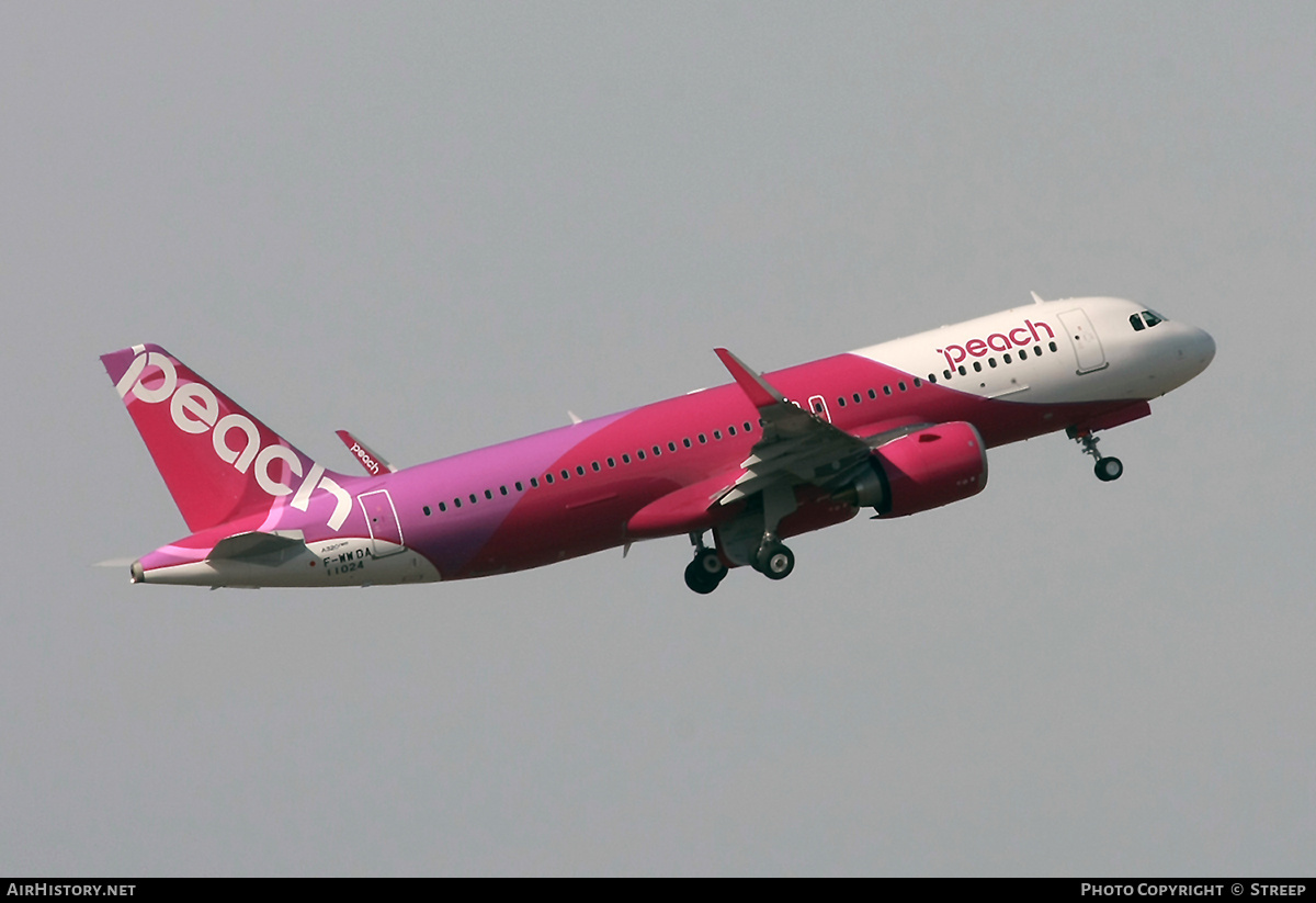 Aircraft Photo of F-WWDA | Airbus A320-251N | Peach Aviation | AirHistory.net #502241