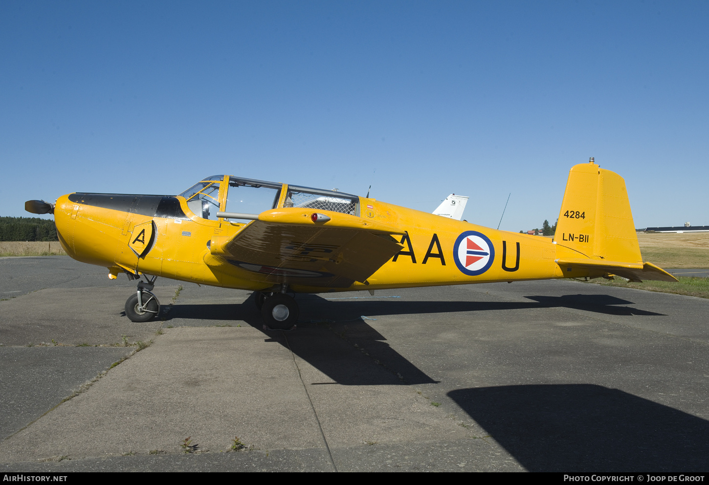 Aircraft Photo of LN-BII / 4284 | Saab 91B Safir | Flyklubben Fly 1912 | Norway - Air Force | AirHistory.net #502242