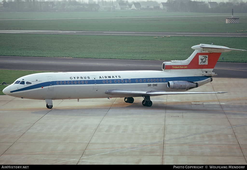 Aircraft Photo of 5B-DAE | Hawker Siddeley HS-121 Trident 1E | Cyprus Airways | AirHistory.net #502262