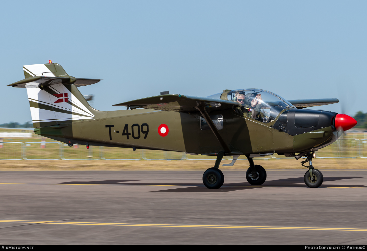 Aircraft Photo of T-409 | Saab T-17 Supporter | Denmark - Air Force | AirHistory.net #502268